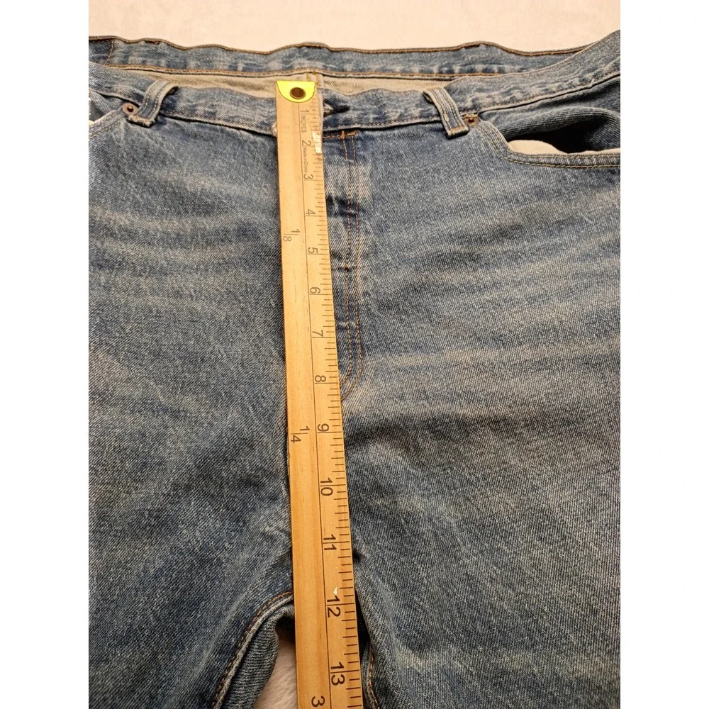 Levis 501 Original Fit Men's Blue Denim Straight Leg Button Fly Jeans 38x30
